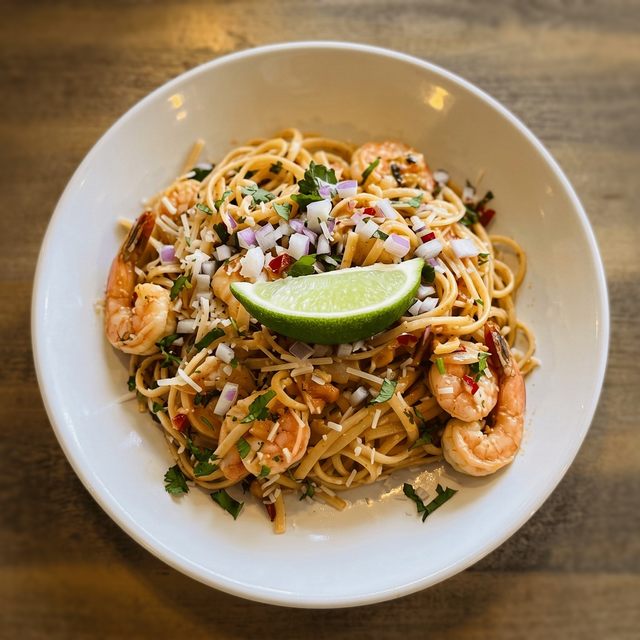 Shrimp Pasta.