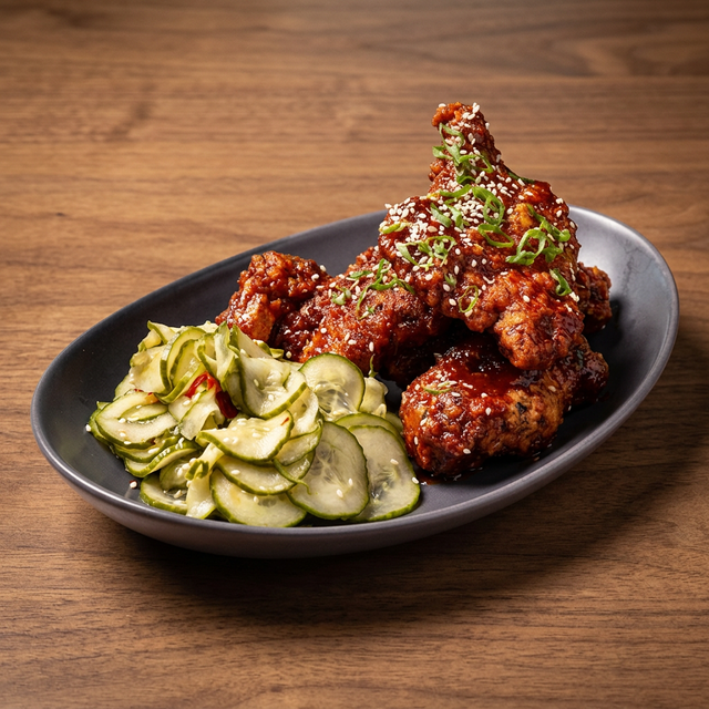 Korean Fried Chicken.